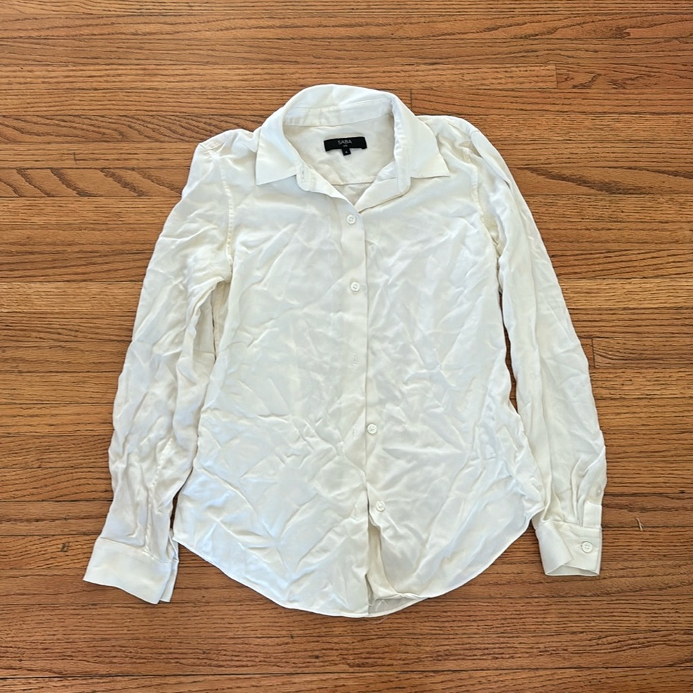 Saba White Button up